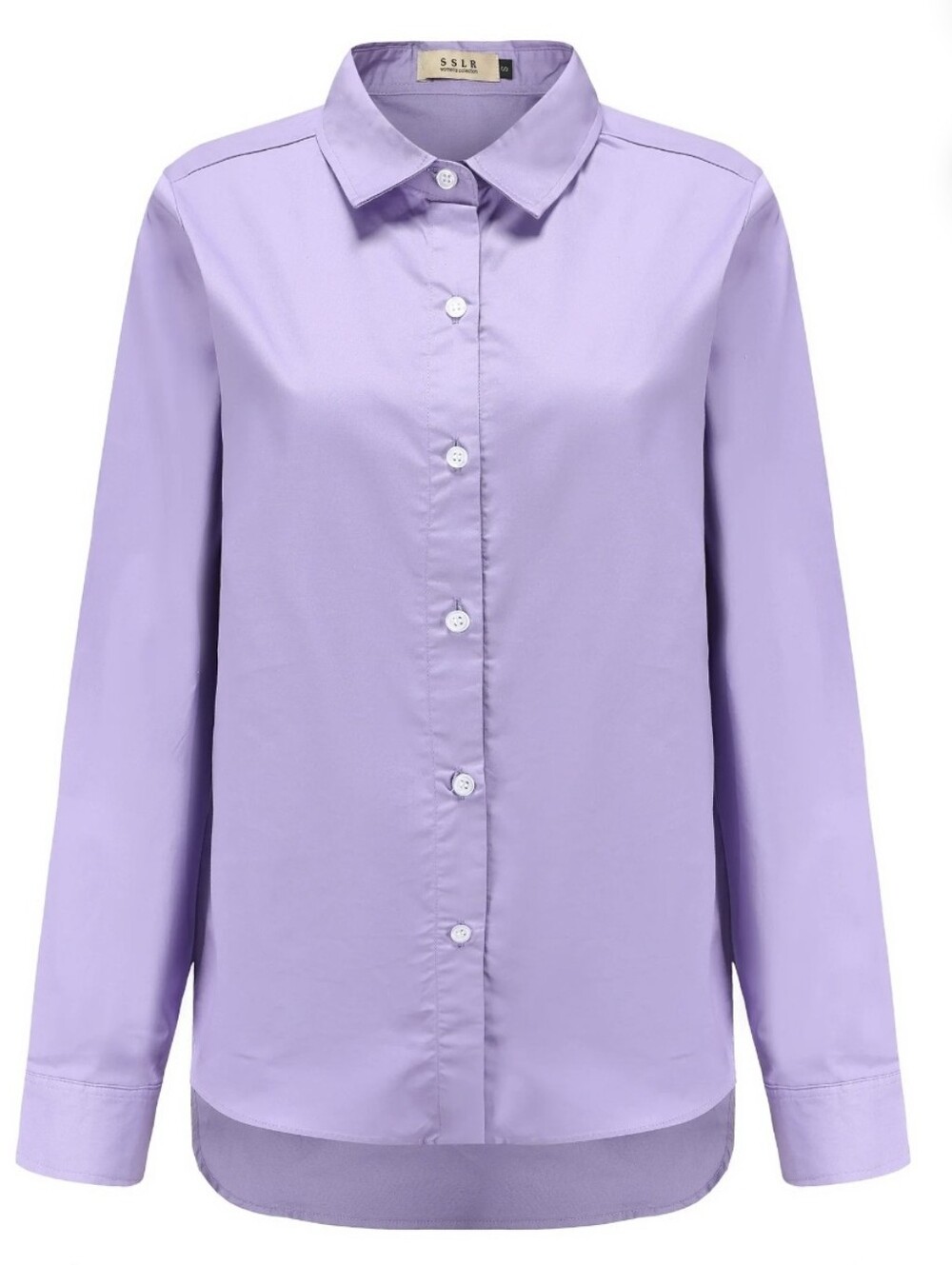 SSLR Lavender Button-Down Large Shirt 100% Cotton NWT